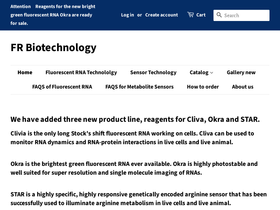 fr-biotechnology.com homepage screenshot
