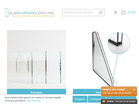 'glashandelonline.com' screenshot