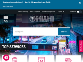 'miamigov.com' screenshot