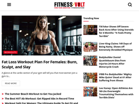 'fitnessvolt.com' screenshot