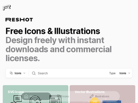 'reshot.com' screenshot