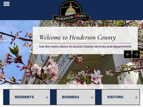 'hendersoncountync.gov' screenshot