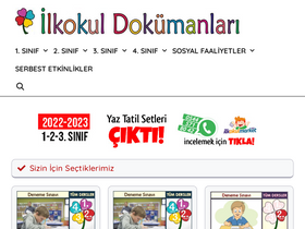 'ilkokuldokumanlari.com' screenshot