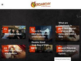 'nerdarchy.com' screenshot