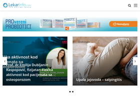 'lekarinfo.com' screenshot