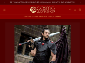 cosmicworkshop.co.uk homepage screenshot
