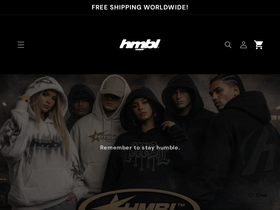 humblewearshop.com homepage screenshot