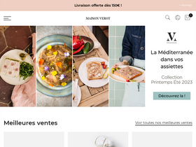 Maisonverot homepage screenshot