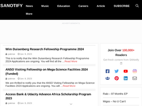 'sanotify.com' screenshot