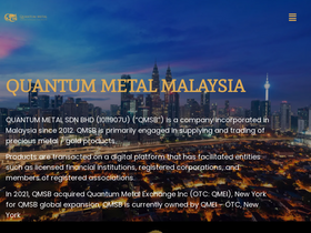 'quantummetal.com.my' screenshot