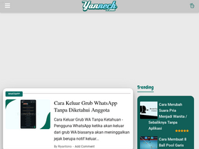 'yannech.com' screenshot