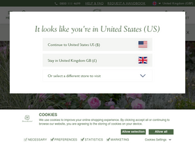 'davidaustinroses.co.uk' screenshot