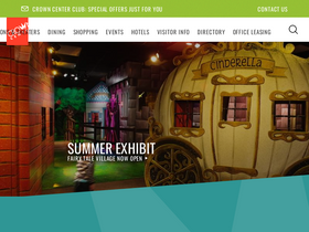 'crowncenter.com' screenshot