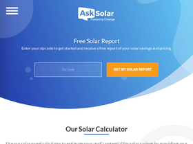'asksolar.com' screenshot