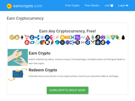 'earncrypto.com' screenshot