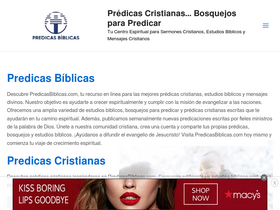'predicasbiblicas.com' screenshot