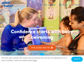 'waterbabies.co.uk' screenshot