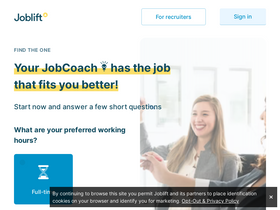 'joblift.co.uk' screenshot