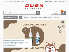 'juenpetmarket.com' screenshot
