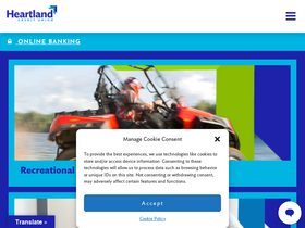 'heartlandcu.org' screenshot
