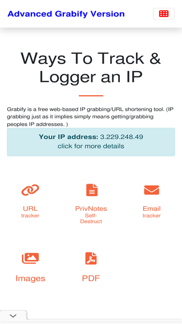 Grabify IP Logger & URL Shortener