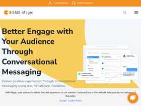 'sms-magic.com' screenshot
