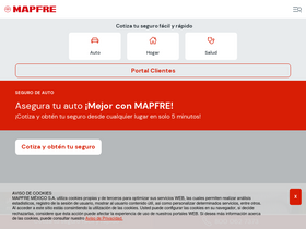 'mapfre.com.mx' screenshot
