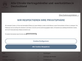 'citroen-haendler.de' screenshot