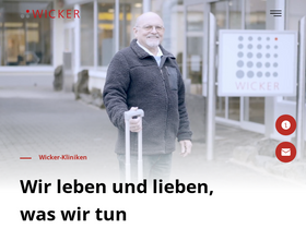 'wicker.de' screenshot