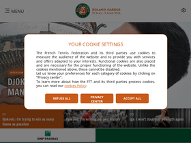 'rolandgarros.com' screenshot