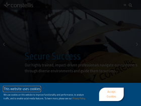 'constellis.com' screenshot