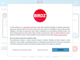 'birdz.sk' screenshot