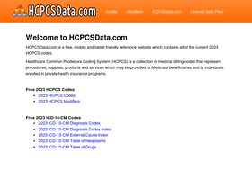 hcpcsdata.com