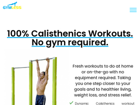 'gymless.org' screenshot