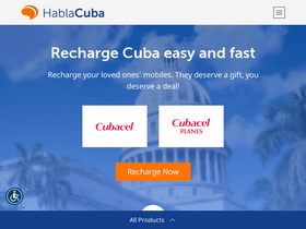 'hablacuba.com' screenshot