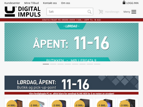 'digitalimpuls.no' screenshot
