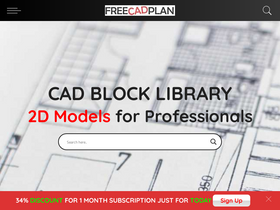 'freecadplan.com' screenshot