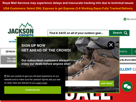 'jackson-sports.com' screenshot