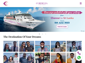 'cordeliacruises.com' screenshot