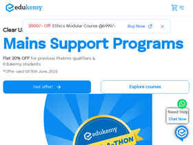 'edukemy.com' screenshot