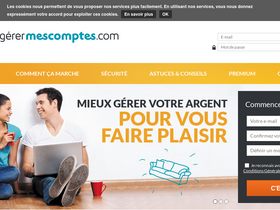'gerermescomptes.com' screenshot