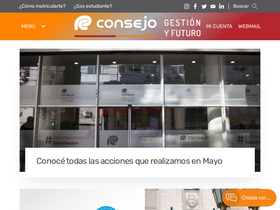 'consejo.org.ar' screenshot