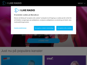 'ilikeradio.se' screenshot