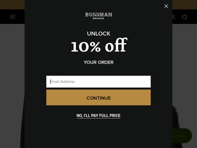 'bossmanbrand.com' screenshot