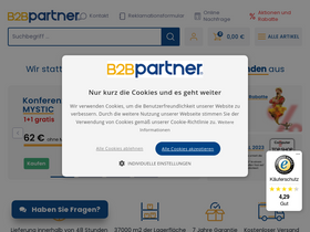 'b2bpartner.de' screenshot