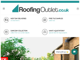 'roofingoutlet.co.uk' screenshot