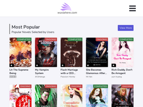 'wuxiahere.com' screenshot