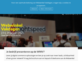 'webwinkelvakdagen.nl' screenshot