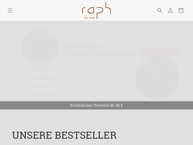 raphformen.de homepage screenshot