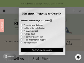 'coreelle.com' screenshot